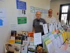 Ben Zuckerman of UCLA and Phil Cafaro of Colorado State University man our ‘tightest’ booth yet. This very discipline-diverse meeting featured a good panel discussion of Phil’s most recent book, “How Many Is Too Many?”<br><br>Association for Environmental Studies and Sciences Annual Meeting, San Diego CA, June 2015.