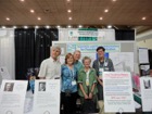 After population booths at ESA in 2012 and 2013, third time’s a charm, at the 100th anniversary meeting of the ESA. From left to right, Stu Hurlbert, Madeline Weld, Roy Beck, Karin Limburg, and intrepid outgoing ESA president, David Inouye. Set new record for number of articles distributed by a SEPS booth (ca. 5800).<br><br>Ecological Society of America Annual Meeting, Baltimore MD, August 2015.